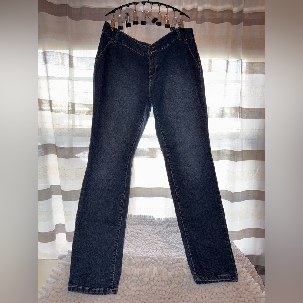 d. jeans Dark Blue Straight Leg Denim